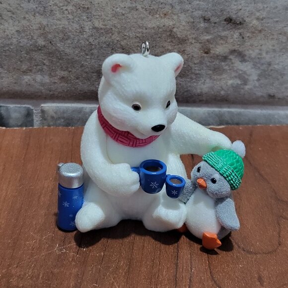 Hallmark Christmas Ornament Cold Day Warm Friends 2008 Snowball & Tuxedo - Picture 3 of 12